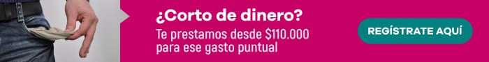 Corto de dinero? Regístrate